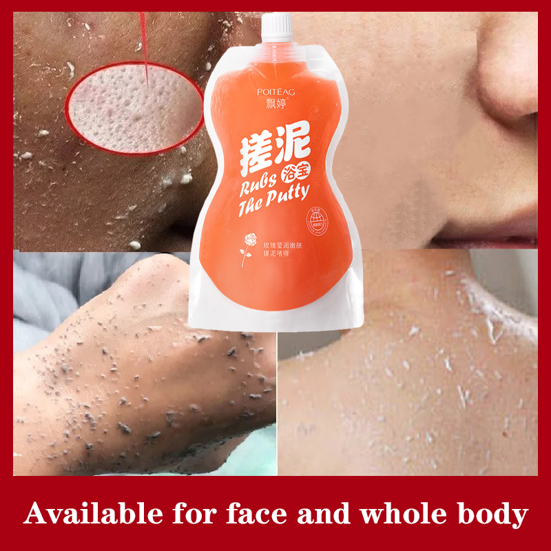 Rose Rubbing Mud Bath Shower Gel 300g Universal scrub for the whole