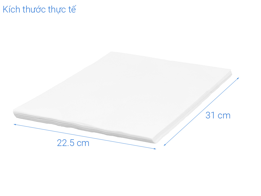 Giấy thấm dầu ăn 22 x 30cm  (50 tờ)