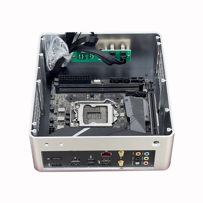 Mini ITX Computer Case HTPC Host Chassis USB3.0 ITX Enclosure Industrial Control Chassis for Office Business