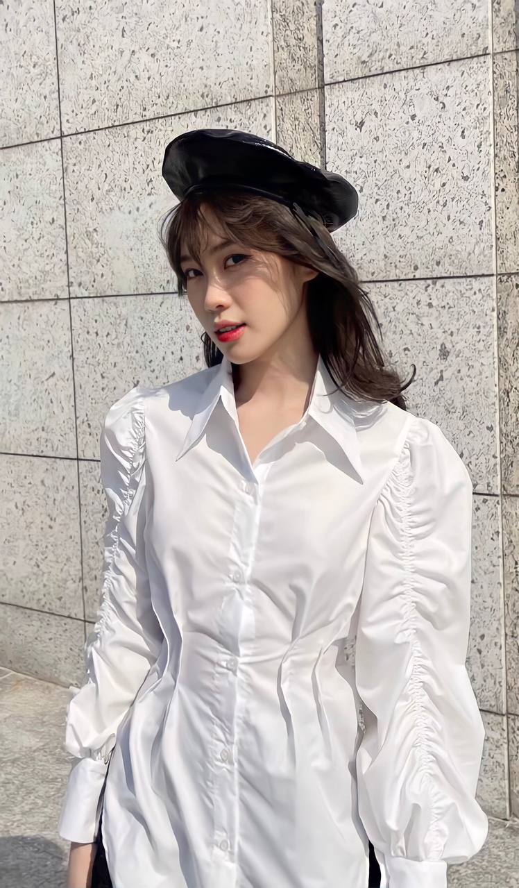 Sơ Mi Thắt Dây Lưng Chiết Li Eo TADA