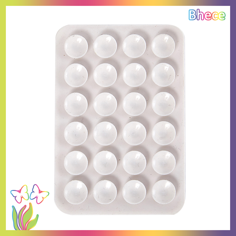 Bhece Silicone Suction Pad For Mobile Phone Fixture Suction Cup Backed Adhesive