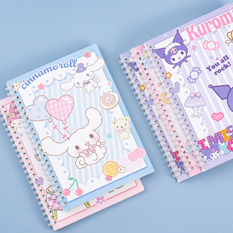 Kawaii%20Sanrio%20Kuromi%20Coil%20Notebook%20A5%20Notebook%20Exercise%20Book%20Girls%20Cute%20Stationery%20Cinnamoroll%20Learning%20Stationery%20Notepad%20Diary%20-%20Image%206