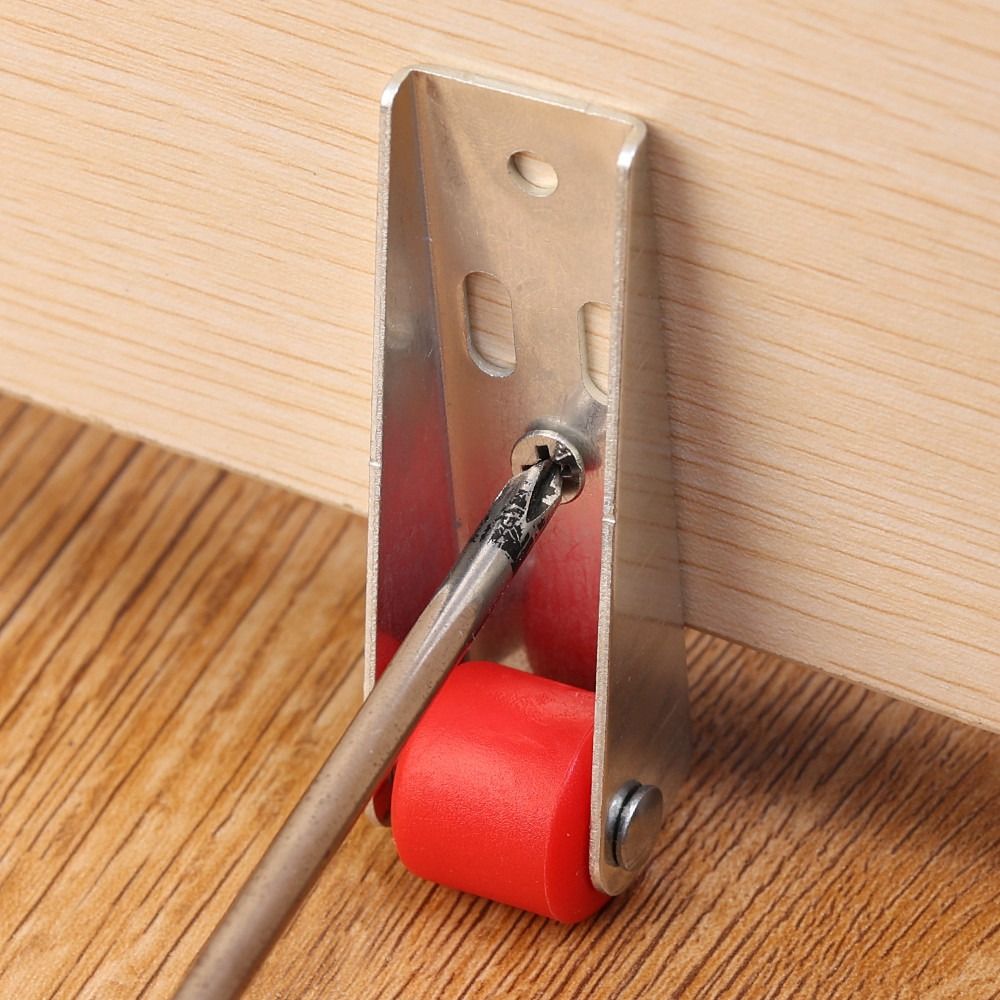 【HOT】 Durable Silent Caster Household Moving Tool Door Support Moving Wheel Side Mounted Directional Roller for 1/2Pcs.