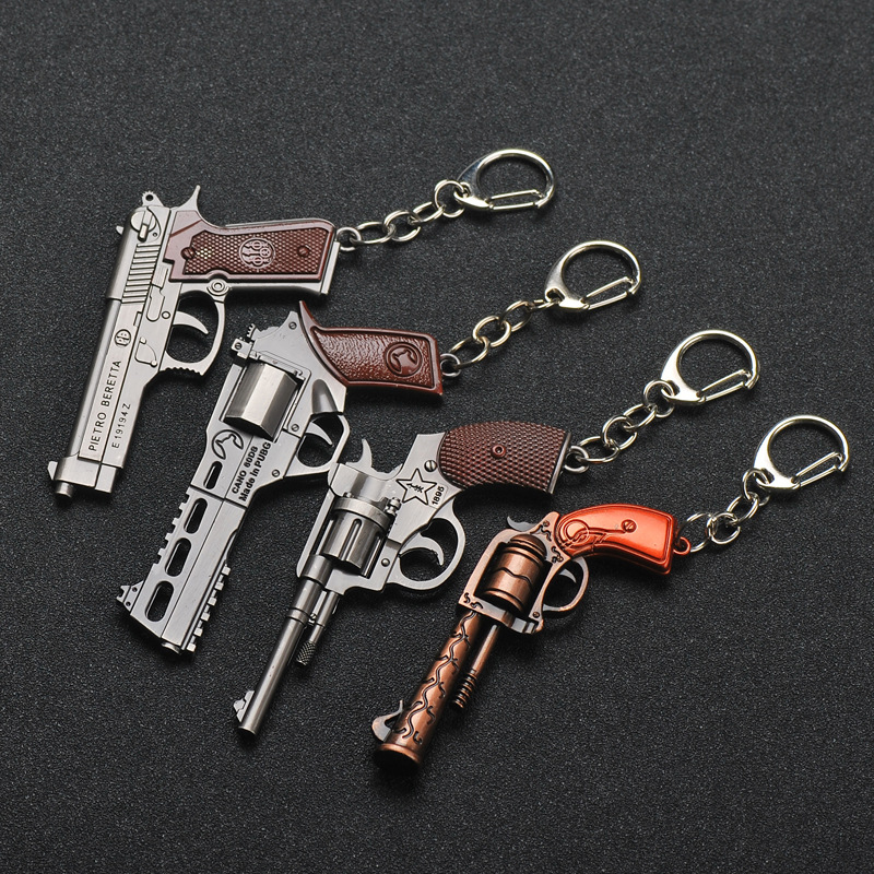 Cool%20Game%20Pistol%20Shape%20Keychain%20Metal%20P92%20R45%20R1895%20Model%20Toy%20Key%20Ring%20Gift%20DFGGT%20-%20Image%202