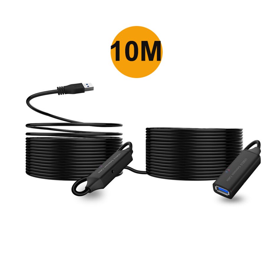Active usb 3.0 extension cable 3m 5m 10m 15m usb 3.0 extender with boos`ter usb 3.0 type a male to female for pc laptop computer