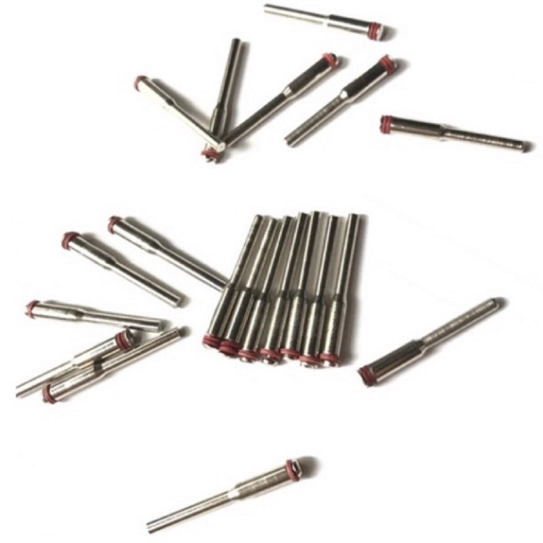 trục kẹp đĩa lỗ vít 2mm cán 3,17mm