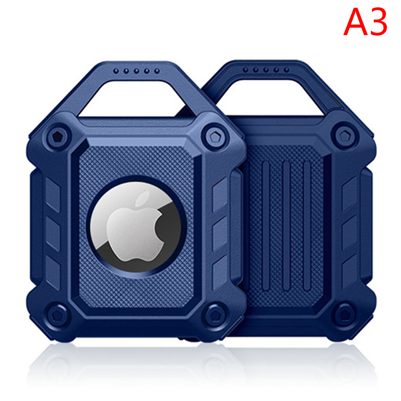 NEW ARRIVAL For Apple Airtag Case Armor Protective Case With Keychain Shockproof Cover For Airtag Tracker TPU Anti-Lost Device Airtag Case
