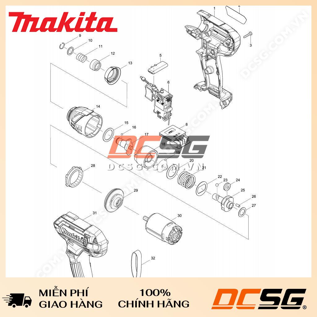 Vỏ Máy Bắn Vít 12Vmax Makita TD110D