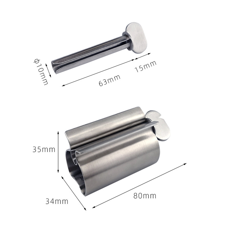 Stainless Steel Toothpaste Squeezer Facial Cleanser Toothpaste Press