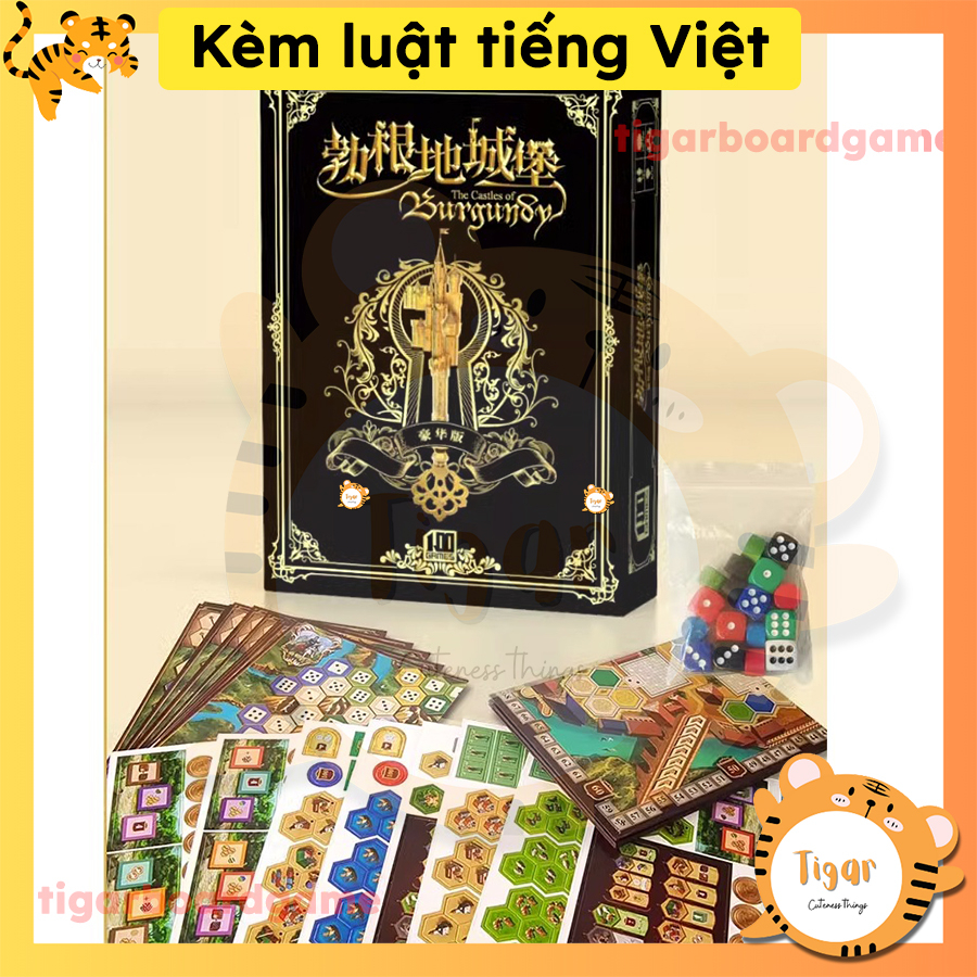 Boardgame Burgundy bản mới + mở rộng