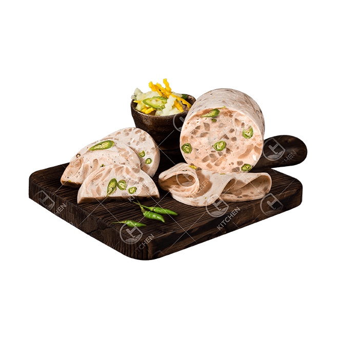 Chả lụa bì ớt xiêm xanh G Kitchen cây 500g