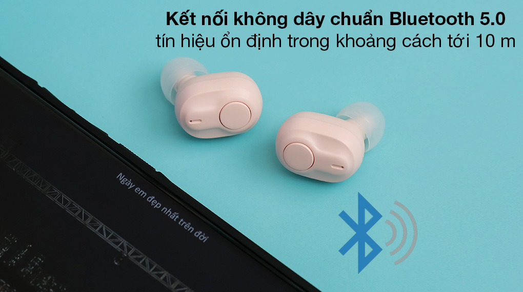 HCM-Tai nghe không dây Bluetooth - Sài lên đến 15 tiếng - Bắt xa ...