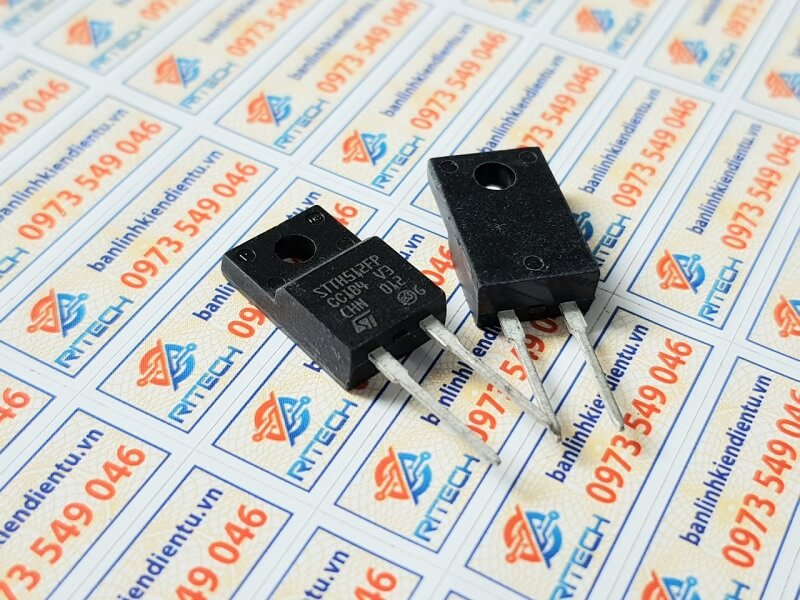 [Combo 3 chiếc] STTH512FP Ultrafast Recovery Diode 5A/1200V TO-220FPAC