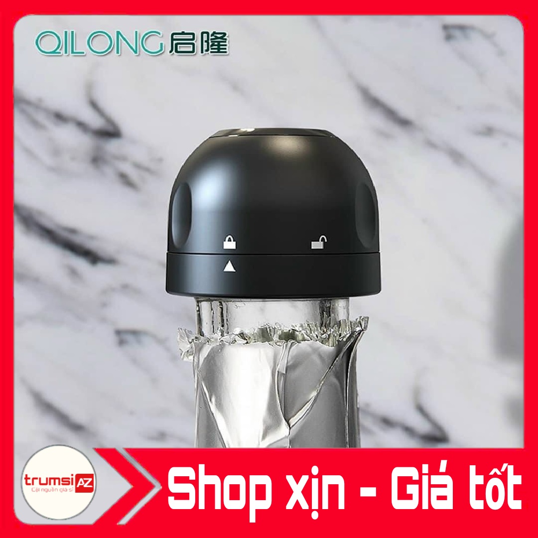 Dụng cụ khóa nắp chai khi đã mở sử dụng