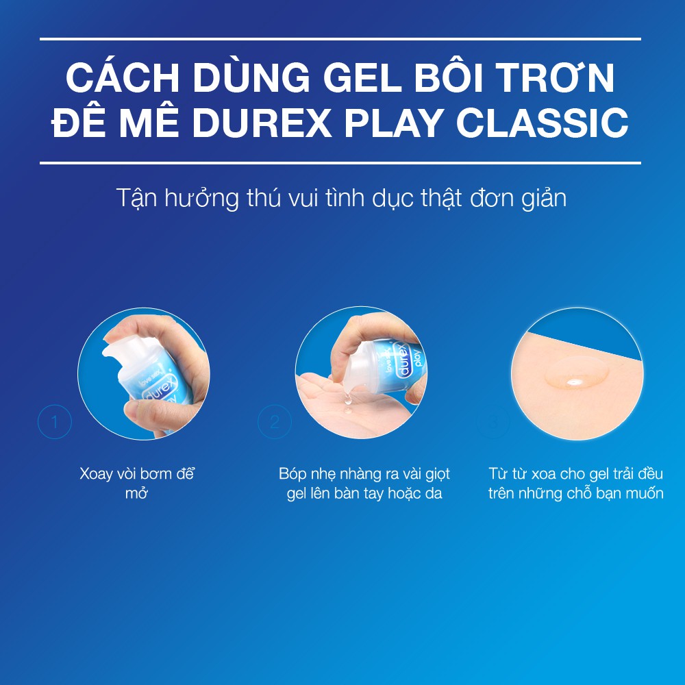 Gel bôi trơn Durex  classic 100ml [ che tên sản phẩm khi giao ]