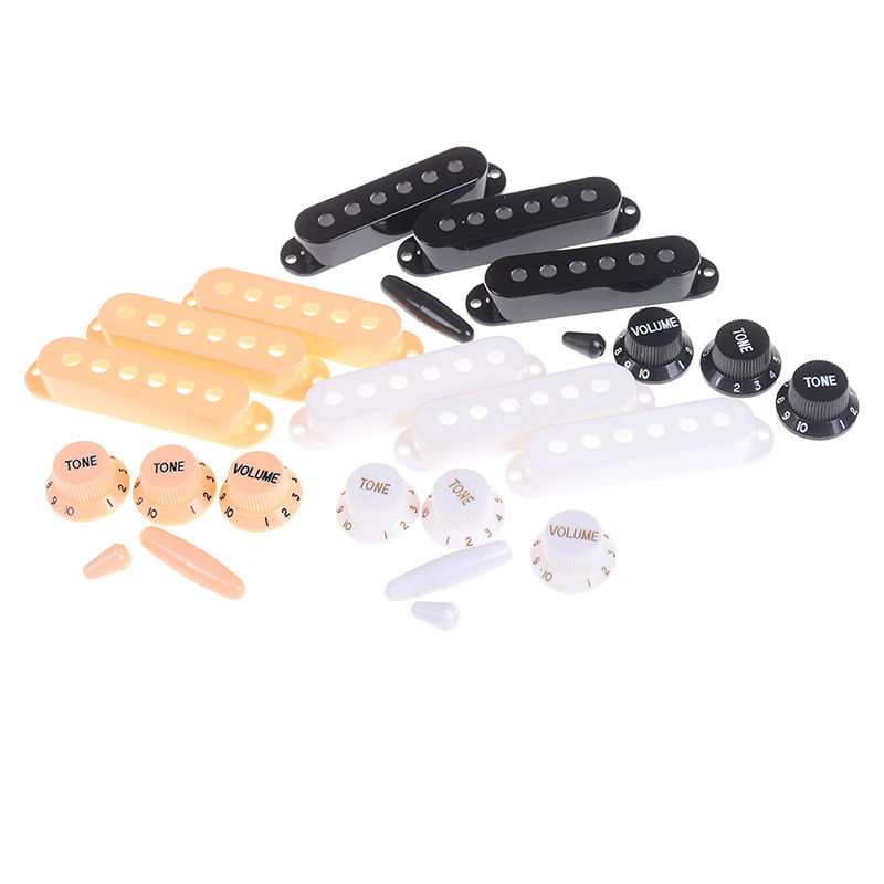 Godessing đơn Coil Pickup ghi ta Bìa núm điều khiển chuyển đổi tip Set cho guitar điện