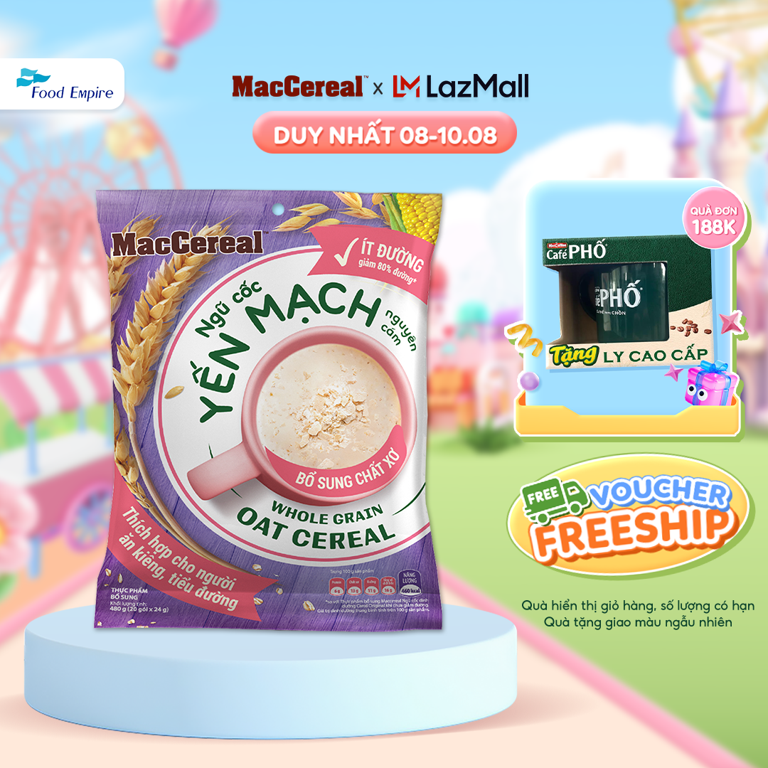 Low Sugar Nutritional Cereal Powder - Maccereal (Bag of 20 Packs X 28g)