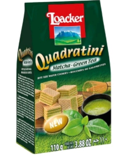 Loacker Quadratini Sponge Cake, 125Gr Pack