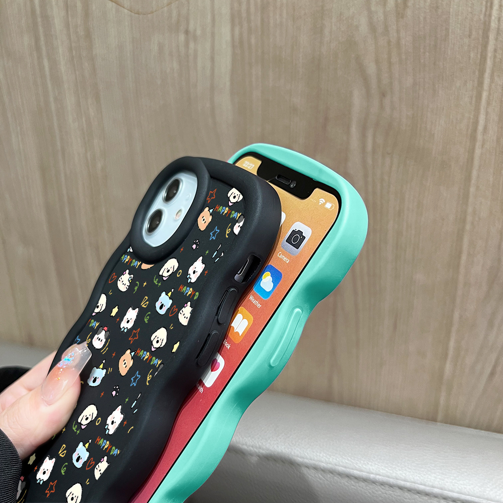 FELMYST%20for%20Samsung%20A24%204G%20Back%20Cover%20Big%20Wave%20Edge%20Soft%20Silicone%20Full%20Screen%20Small%20Animals%20Pattern%20Macaron%20Phone%20Case%20-%20Image%204