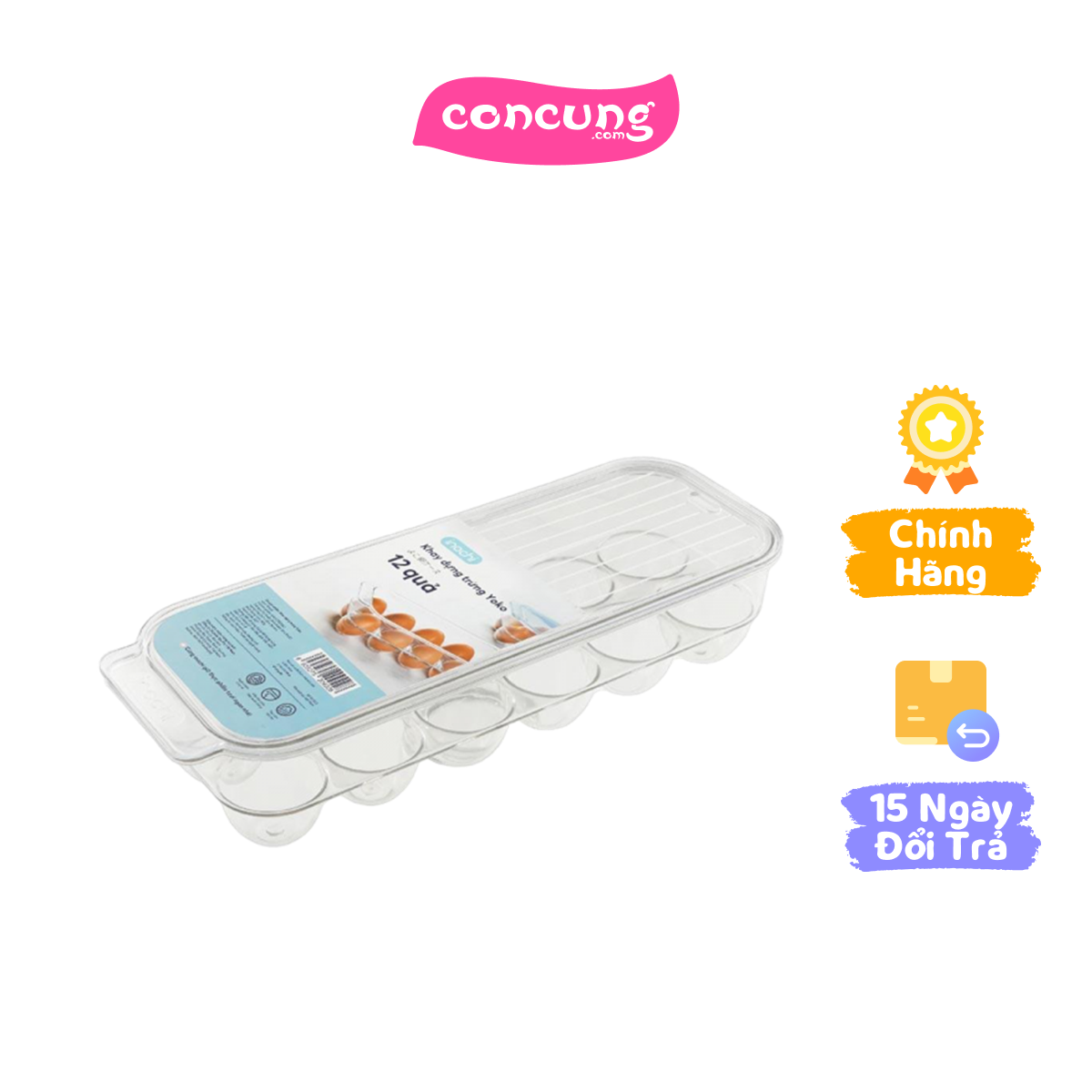 QT_Khay đựng trứng Yoko (12 quả)