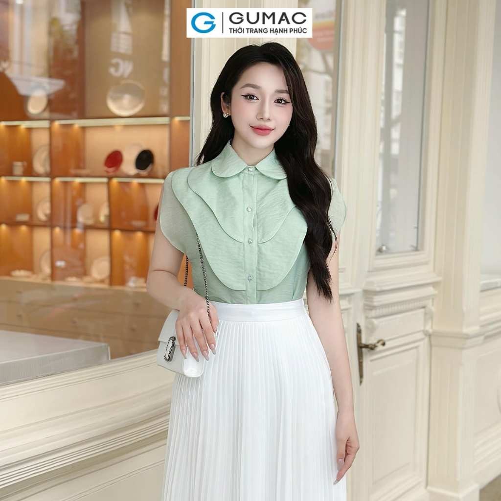 [SALE MẠNH |Voucher 8-12%] Áo kiểu rã tầng thời trang GUMAC AE04037