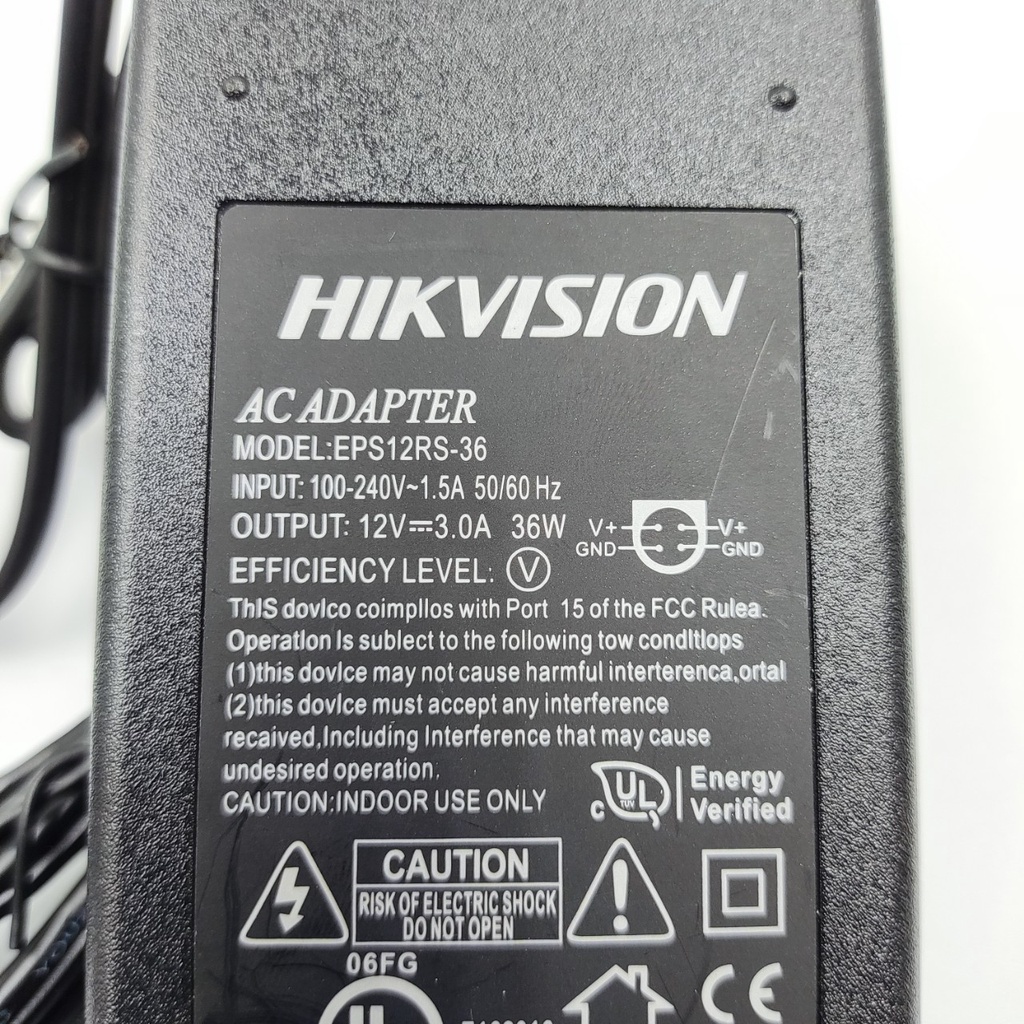 NGUỒN 4 CHẤU HIKVISION 12V3A