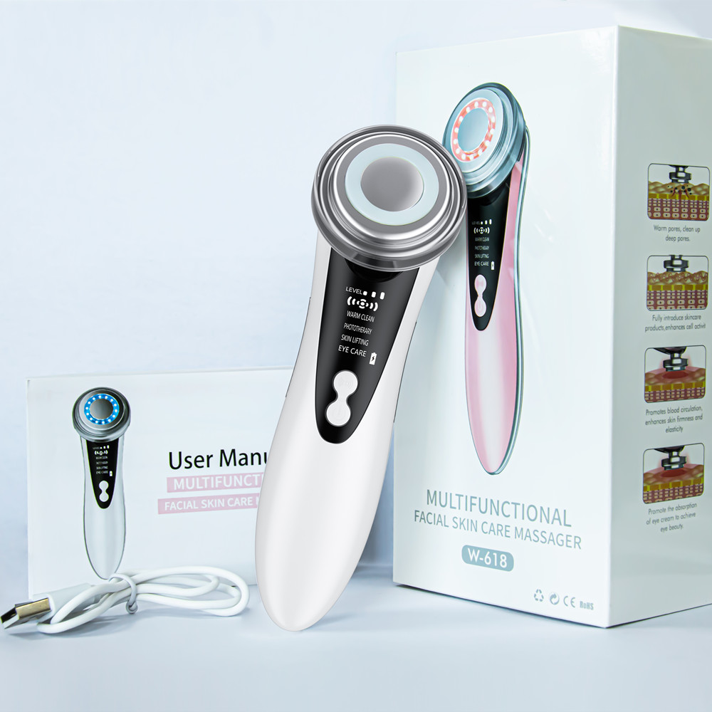 ボディ・フェイスケア MULTIFUNCTIONAL SKIN CARE BEAUTY DEVICE Dearbeauty 5 In 1 Multifunctional Facial Skin Care Massager