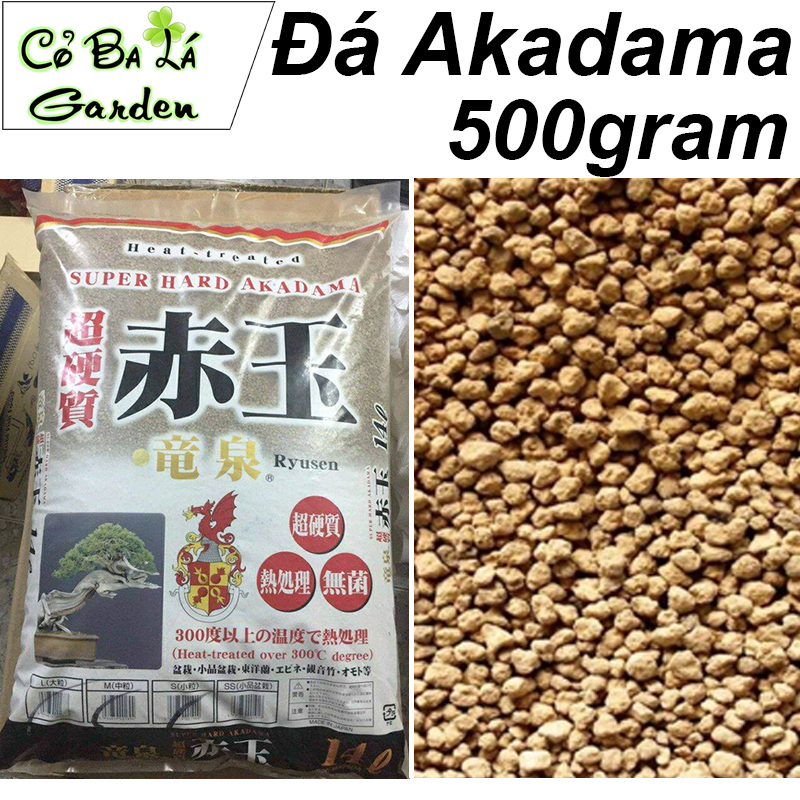 Đá Akadama Nhật Bản (500gr - size 1-3mn)
