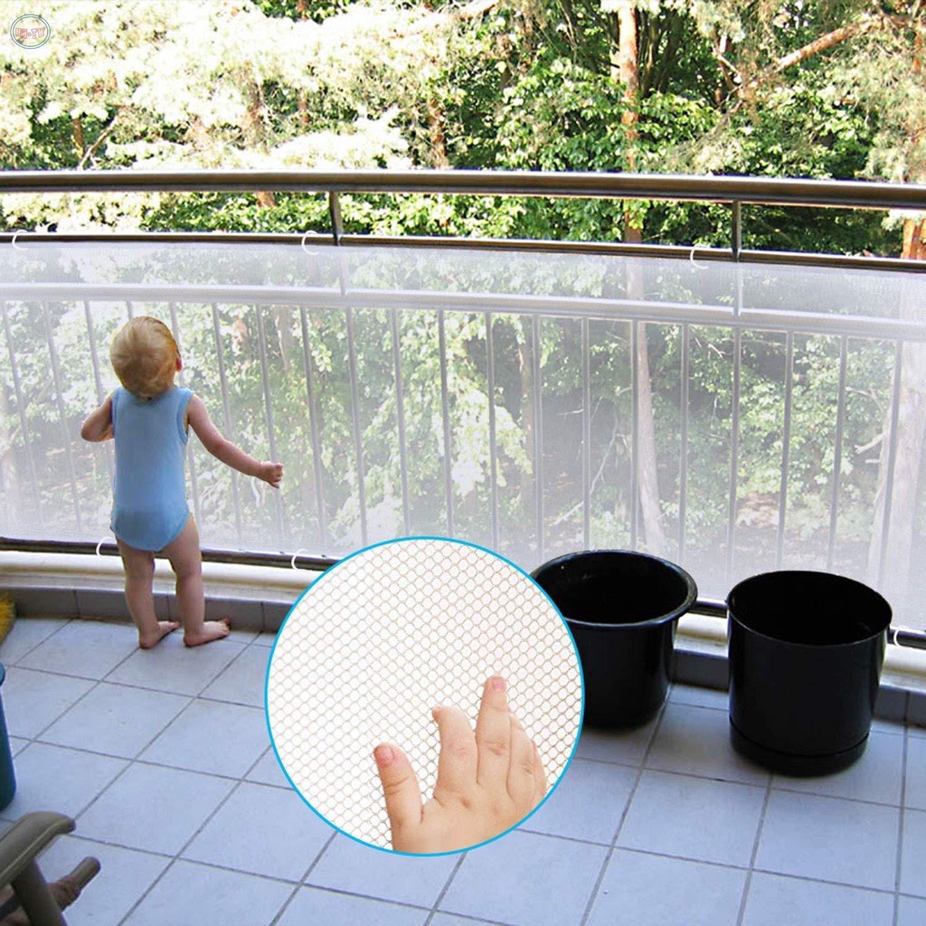 Lưới chắn cầu thang an toàn cho bé yêu