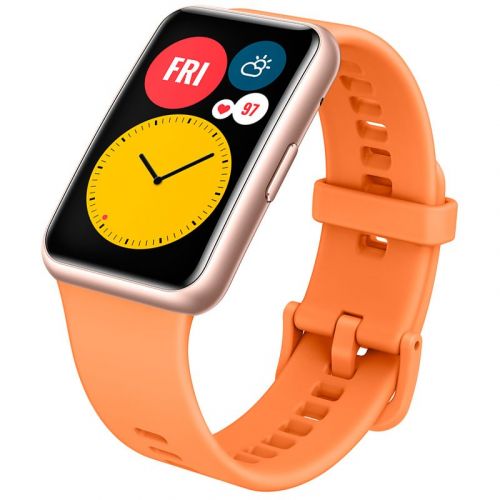 SMARTWATCH HUAWEI WATCH FIT GPS - HEARTRATE | Lazada Indonesia