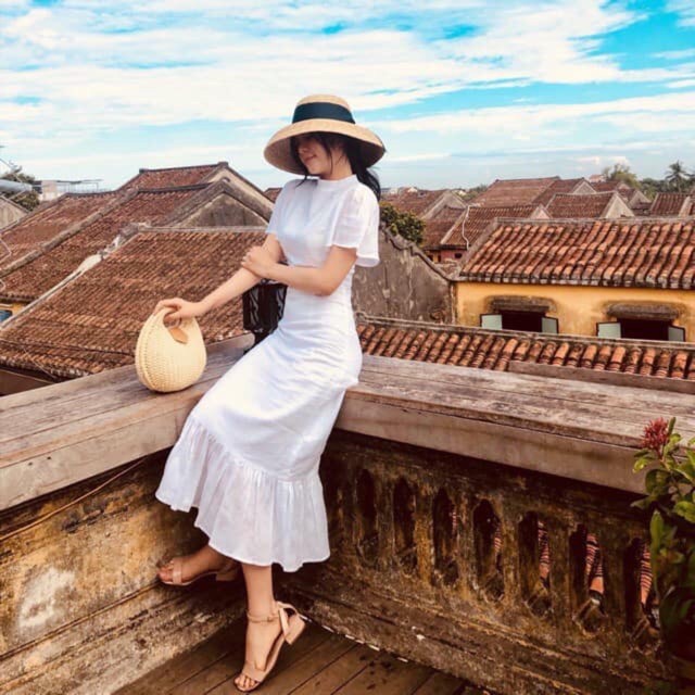 Nón / Mũ Cói Lồng Đèn Tiểu Thư