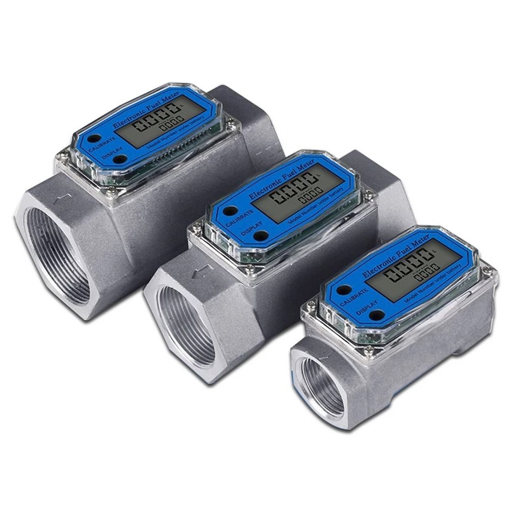 SUPERSTITION EFFLUENCE78SU6 High Precision LCD Display 1/1.5/2 inch Sensor Counter Flowmeter Gauge PCB Electronic Flow Indicator Digital Turbine Flow Meter
