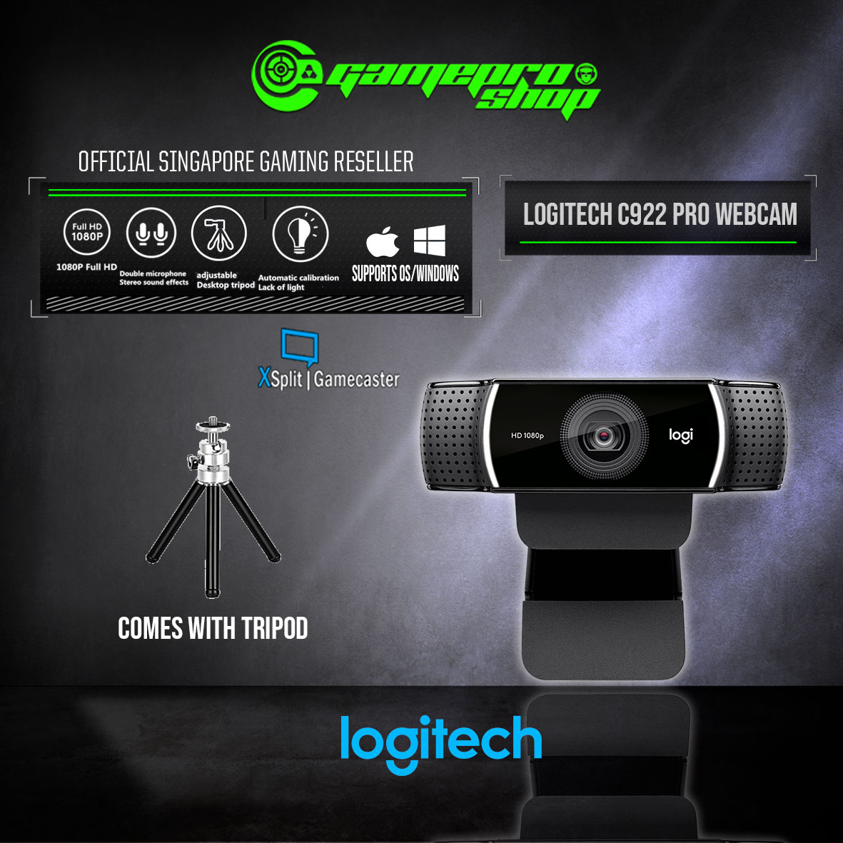 auto focus on webcam logitech hd 720p