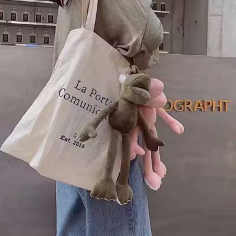 Móc Khóa Ếch Nhồi Bông Chân Dài 20CM Dễ Thươngt