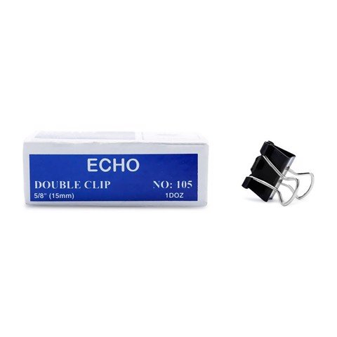 Kẹp đen 15mm ( Hộp 12 chiếc)