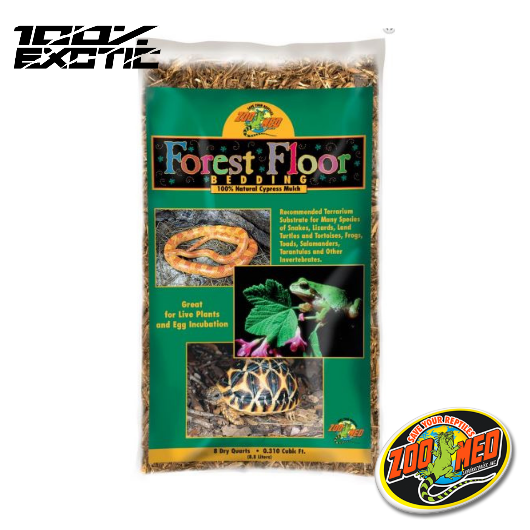Zoomed Forest Floor Bedding 8.8L Substrate, Tank Accessories