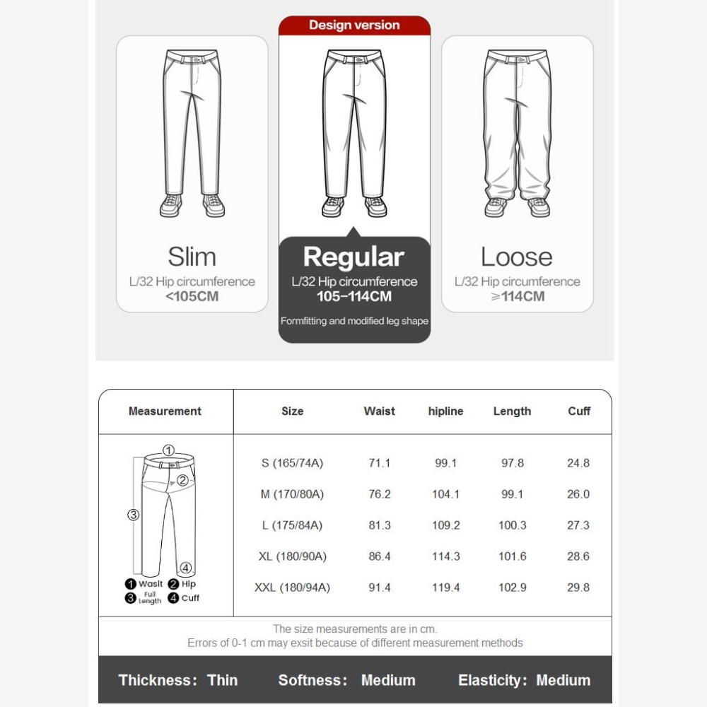 GIORDANO Quần Nam Lưng Thun Nhẹ Quần Màu Đơn Giản Cơ Bản Form-Fit Co Giãn Thời Trang Quần 01114065