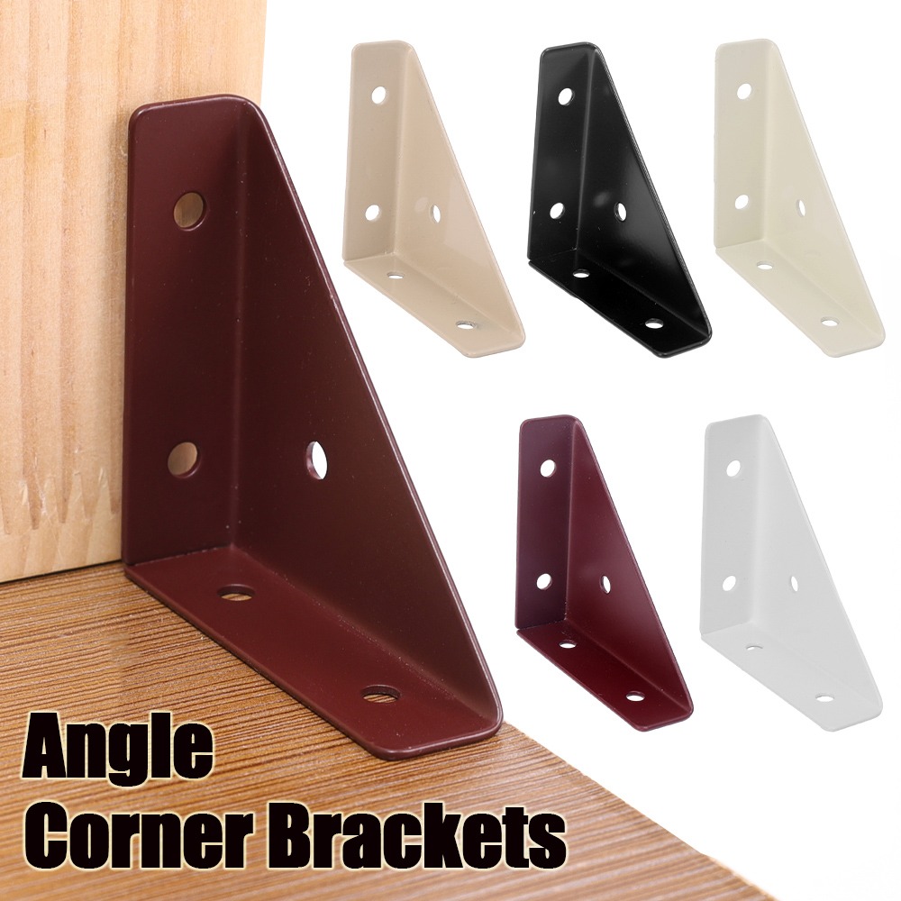 Angle Corner Brackets Fasteners Heavy Protector Right Triangular Angle Corner Stand Supporting Cabinet Furniture Hardware