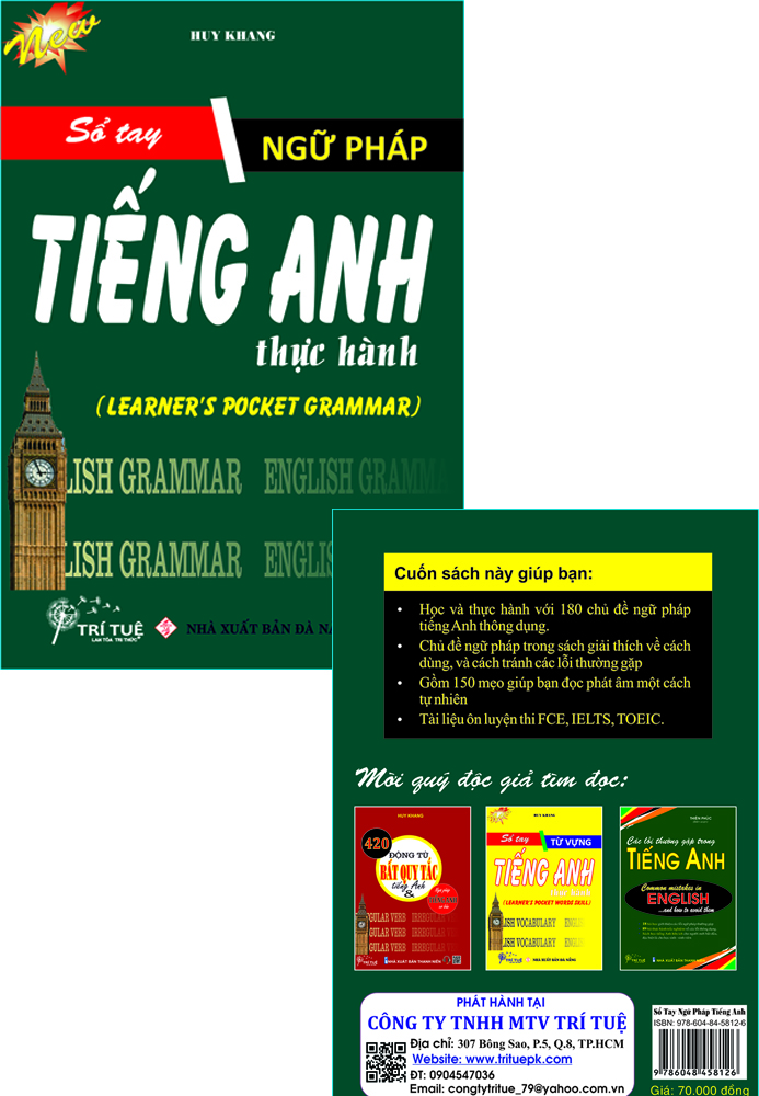 Sách - Sổ tay ngữ pháp tiếng Anh thực hành