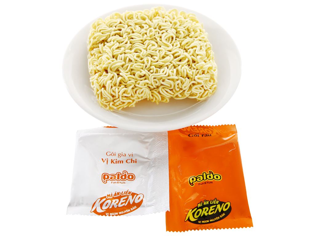 Lốc 6 Gói Mì Koreno Vị Kim Chi 75g