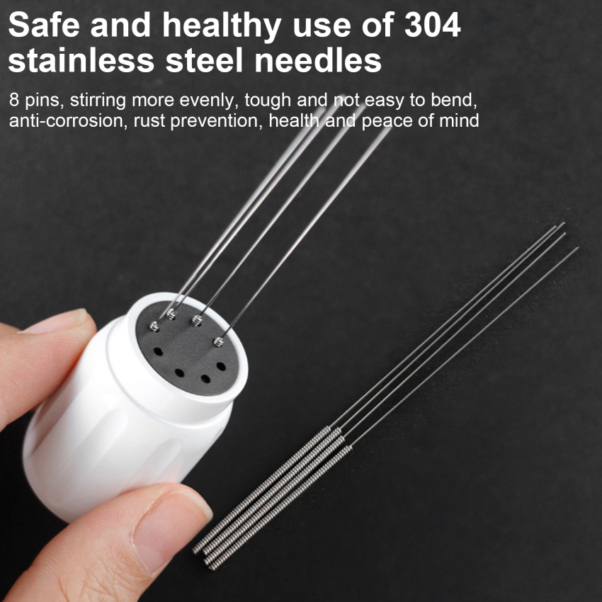 WDT Tools Coffee Needle Distributor Mag-netic Leveler Stirrer With Stand For Tamper Espresso Maker Accessories Barista Tools