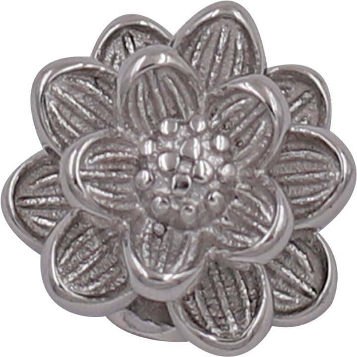 Vòng tay đá thạch anh xanh rêu 6 ly, 8 ly, 10 ly, 12 ly, 14 ly charm hoa sen inox và 4 khía - Hợp mệnh Mộc, mệnh Hỏa - Chuỗi tay phong thủy 868, vòng chuỗi tay phong thủy