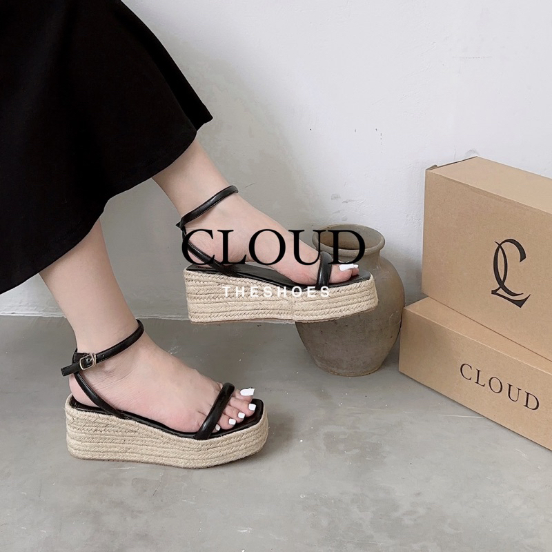 Giày sandal đế xuồng cói