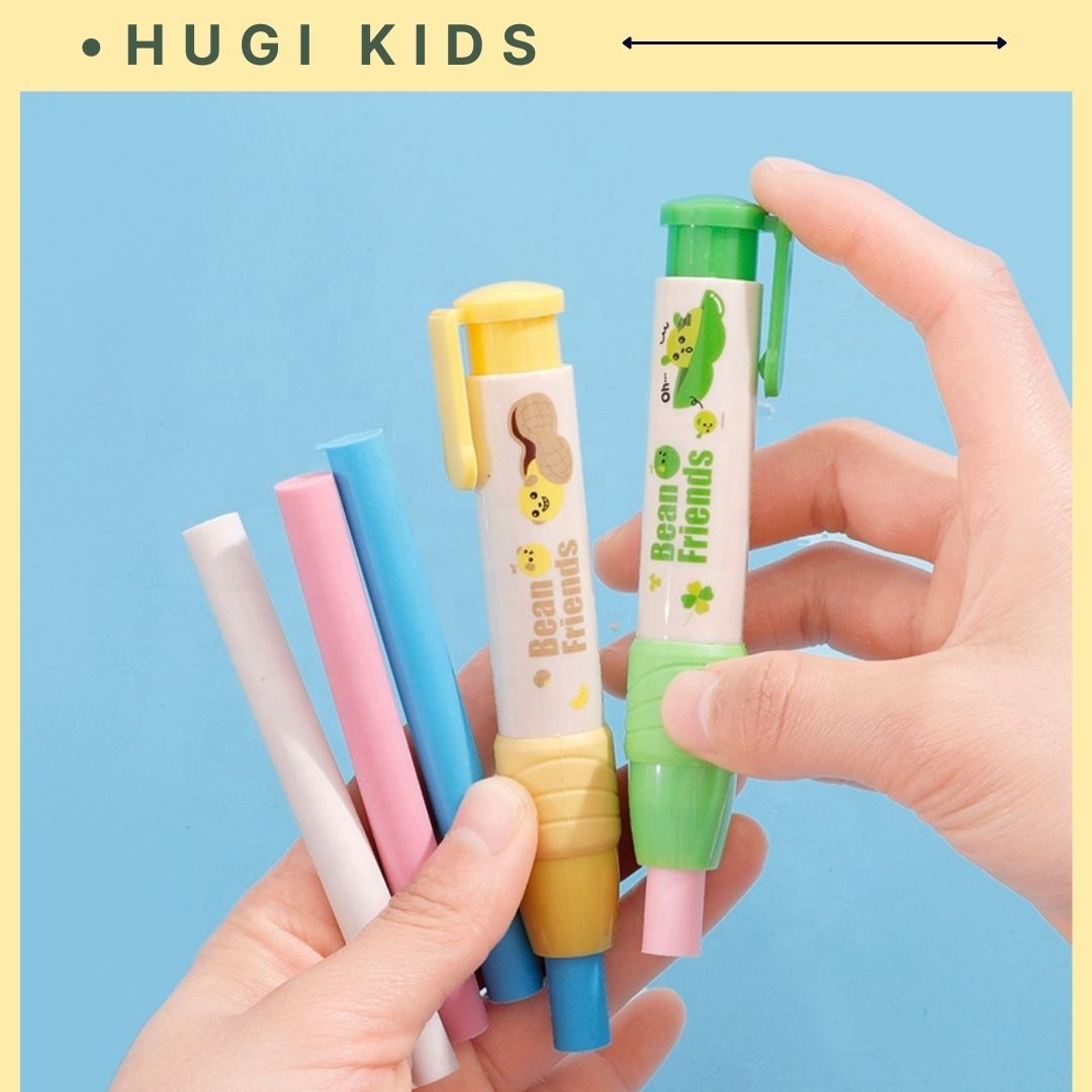 Cute pattern pencil erasers