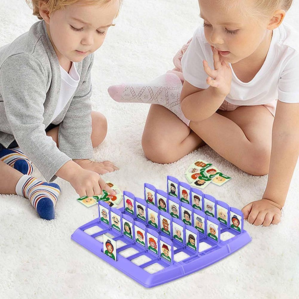 Guess Who Is It Game Toy English Version Interactive Reasoning Logical Board Character Two-Player Game Party Toy Game T7J1