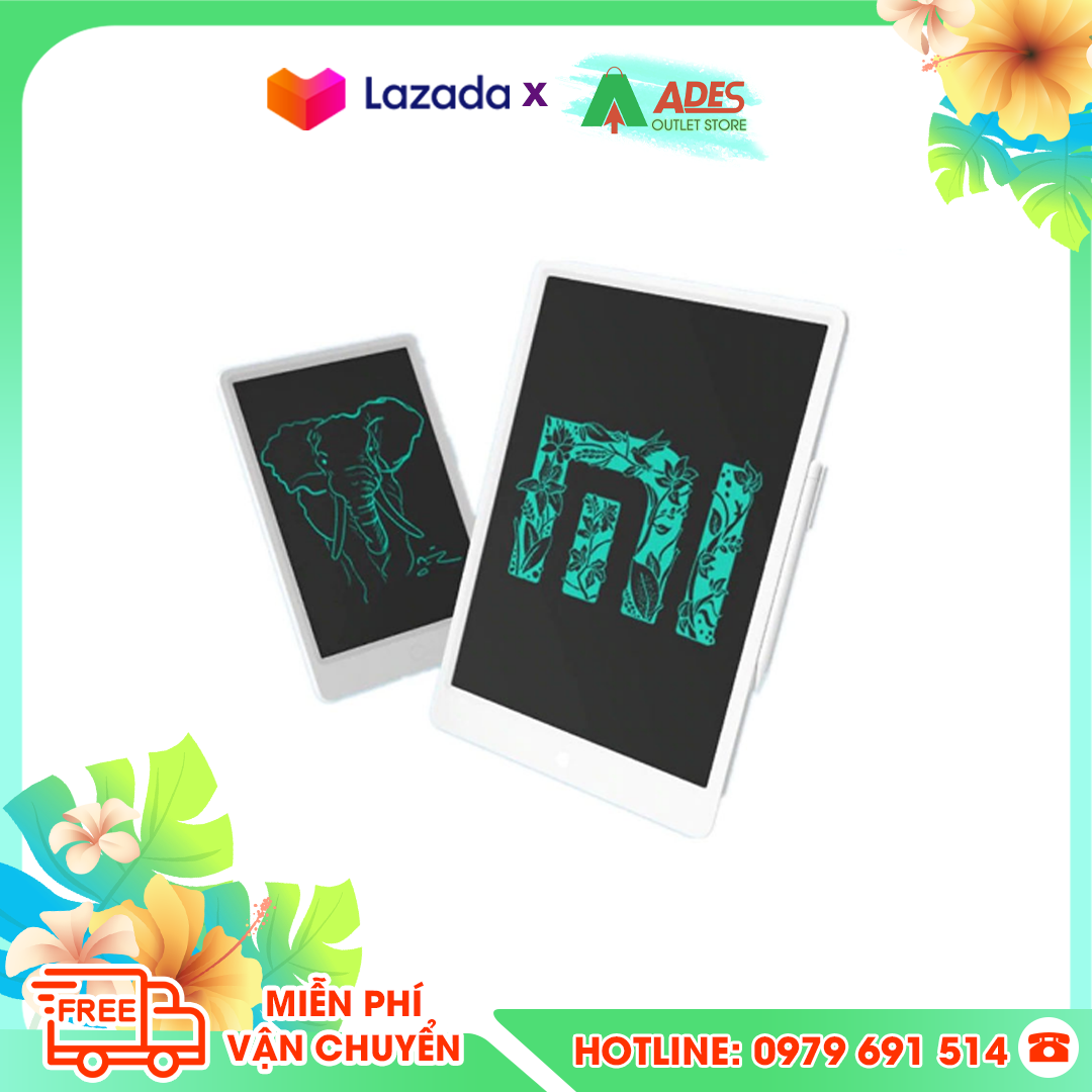 Bảng viết vẽ điện tử thông minh Xiaomi Mijia - Màn hình LCD bút cảm ứng công nghệ tự xoá an toàn cho trẻ em bé tập học