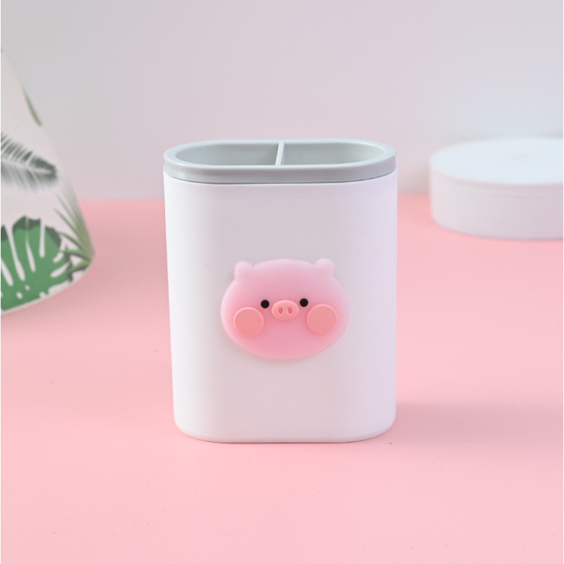 Lọ đựng bút hoạt hình để bàn làm việc, văn phòng kiểu dáng hàn quốc cute