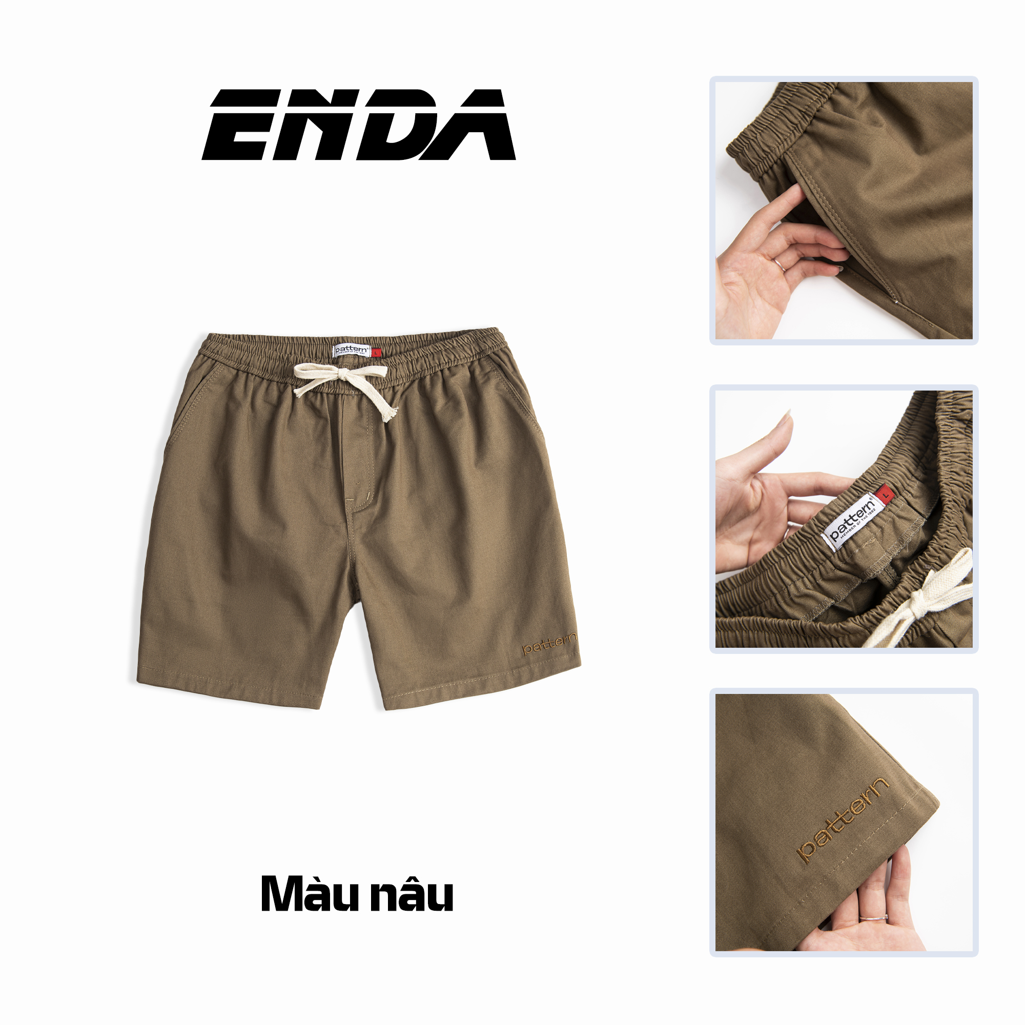 Quần đùi kaki ENDA STORE cạp chun