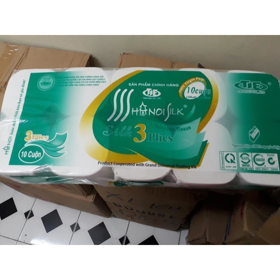 GIẤY VỆ GIẤY VỆ SINH HÀ NỘI 3 LỚP