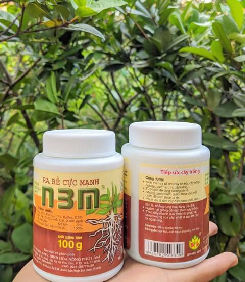 Phân bón lá ra rễ cực mạnh n3m hủ 100g